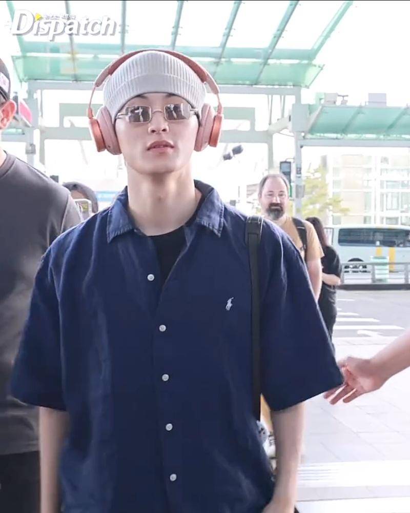 potret Mark NCT berangkat ke Jakarta (instagram.com/koreadispatch)